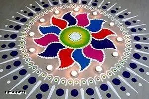 New PACK OF 10 Squeez Bottol Rangoli Powder All Colour Rangoli Colour Set of 10 Colour .Diwali Decoration Rangoli Floor Art Ceramic Colours Rangoli Color Powder for Navratri Pongal Pooja Mandir 1 kg rangoli colour