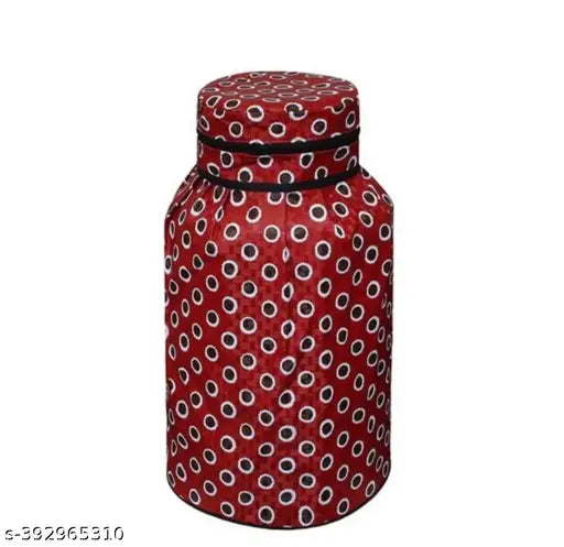 AADVAY & ADVIKA Stylish and Printed PVC LPG Gas Cylinder Cover | Washable & Dustproof Cover - Multicolor