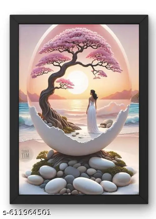 Beautiful Girl  Painting photo frame size 10x12