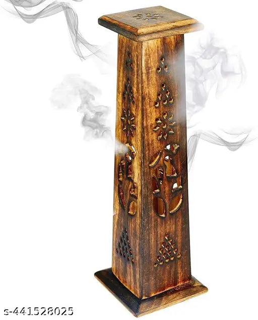 Handmade Designer  stand/ Wooden Tower Incense Sticks Holder / Rosewood / incense  Stand Holder
