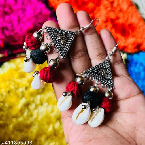 Original sea shell necklace earrings set