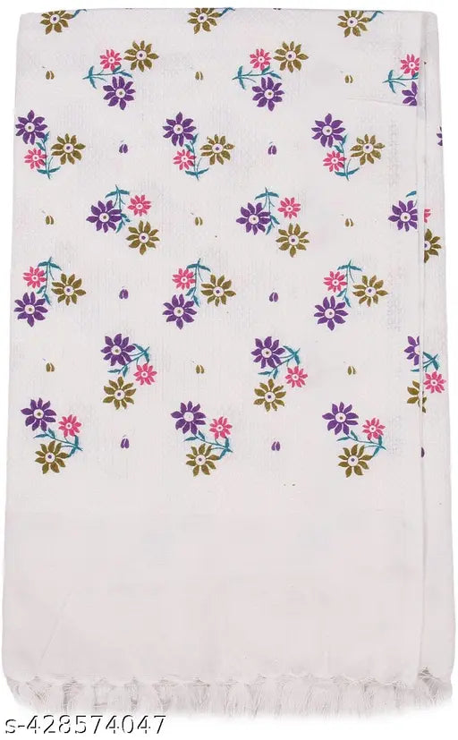 towels Cotton Blend Bath Towel (pack of 2, White), 240 Gsm