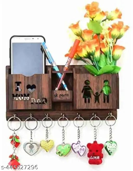 WOODEN KEY HOLDER FOR HOME AND WALL