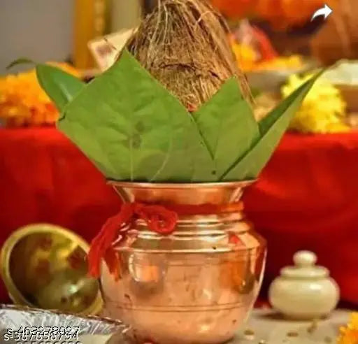 DARIDRA BHANJAN Copper Lota For Pooja , Drinking Water For Good Health, For Digestion And Glowing Skin capasity 500 ml