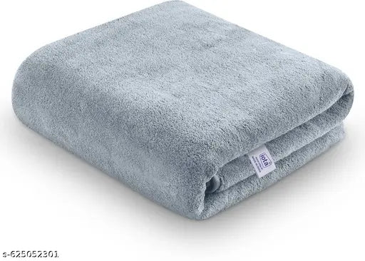 iota Microfiber Bath Towel for Men & Women | Super Soft Coral Fleece Bath Towel | Quick Dry, Super Absorbent, Large Size 70x140 cm | 350 GSM | Pack of 1