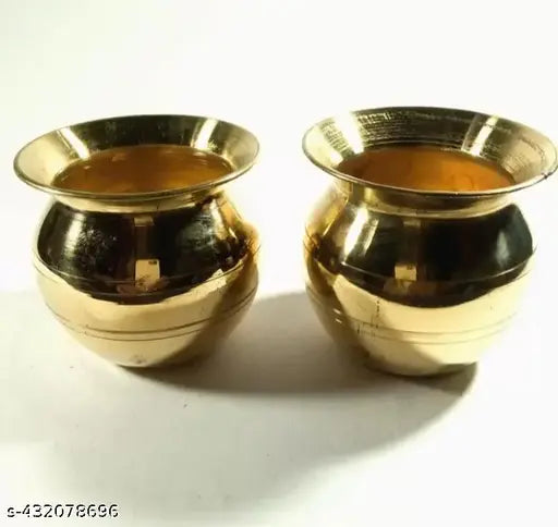 Brass kalash lota size small( pack of 2)