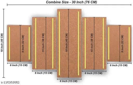 7 Running Horse /Lucky Seven Running Horses/  7 Running Horses Vastu/UV Textured Home Decorated Gift Item 6 MM MDF Painting Painting With Frame/Bedroom, Office, Hotels, Drawing Room Wooden Painting 18 x 30 inch
