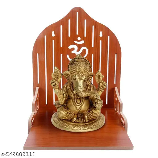 Handcrafted wooden home decorative temple