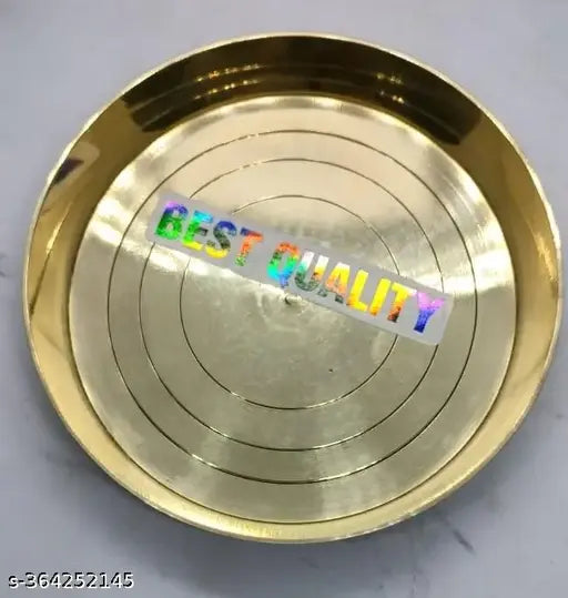 Sai Collection Janmastami Brass Bhog Thali for Laddu Gopal ji