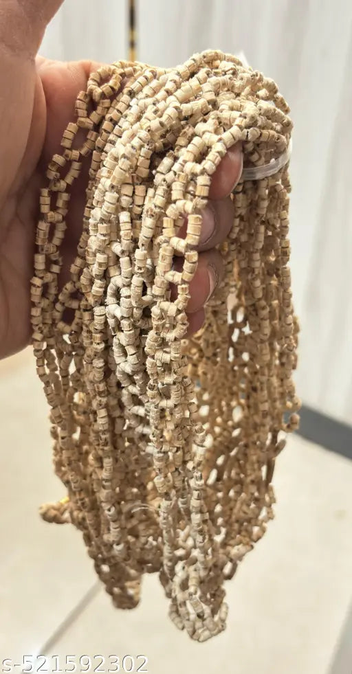 Jali Tulsii Kanthi Mala for Men & Women | Original TulsIi Wood Beads | Spiritual & Traditional Wear