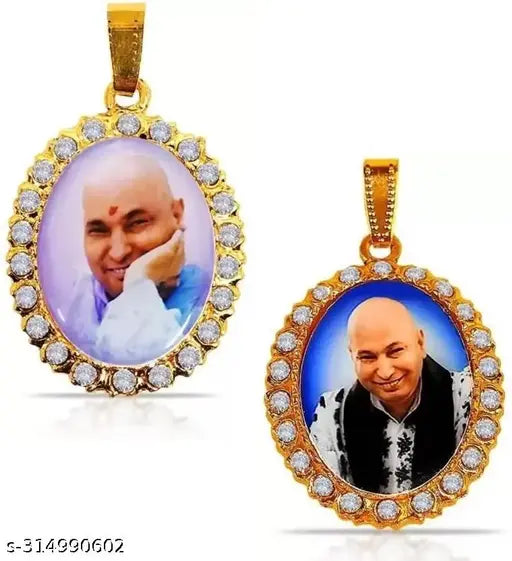 combo of 2 Blessings Always jai guru ji Mix Design locket