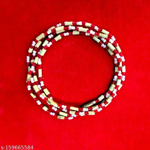 Designer Tulsi Mala 34" For Girls, Original tulsi Beads, From Vrindavan/Tulsi Kanthi Mala/Rosary Tulsi Neckless/ISKON Tulsi Kanthi/Vaishnav Tulsi Kanthi Mala. Original kanthi rudrakhsa tulsi mala puja jap 1 Pcs