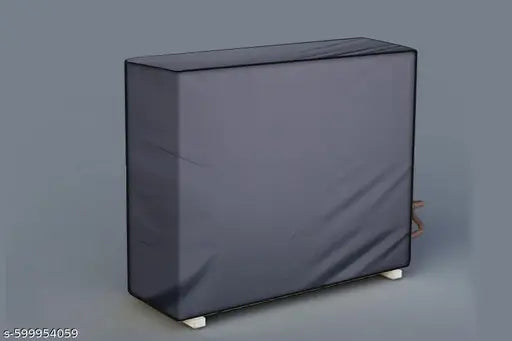 Outdoor AC Unit Cover for 1.5 Ton Split Air Conditioner, Waterproof, Dustproof, Grey