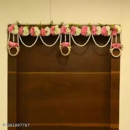 Alampata Artificial Flower Toran Diwali/Home Decoration/Jhalar/Door Wall Hanging