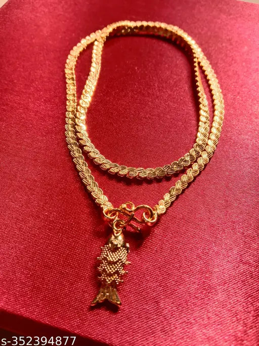 Stylish  Daily wear fish chain for mens boys gents