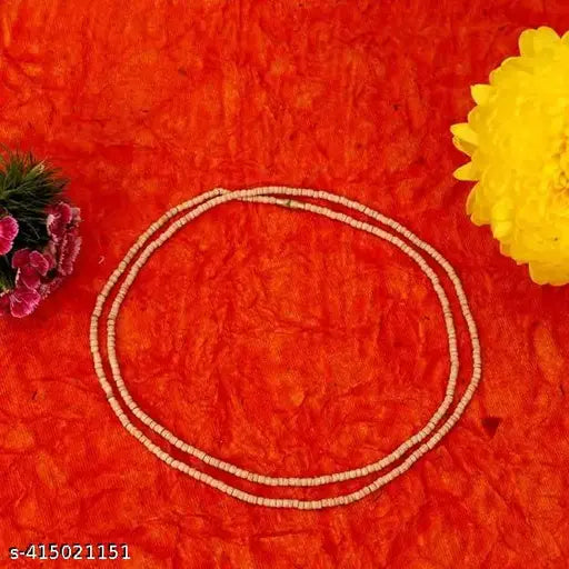 DARIDRA BHANJAN Tulsi mala 100% hand made and original made by mathura mandir | Original kanthi rudrakhsa tulsi mala puja jap 1 Pcs rtm-08