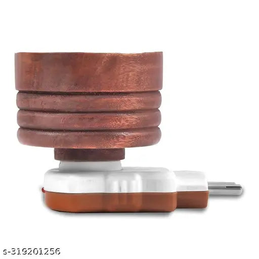 Wooden Kapoor Dani Electric Incense Burner, kapur Diffuser for Home,Office (Camphor Tablet NOT Included)