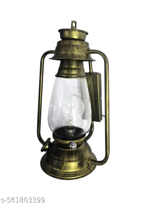 Lantern Wall Light Lamp, Vintage Metal Material,(without bulb) - Perfect for Ambient Lighting and Adding a Touch of Antique Charm to Your Home Décor|