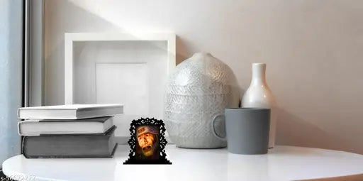 AUTOEASY Saibaba idol for Car Dashboard sai baba Idol for home Lord Spiritual Gift Item & Statue for Bhagwan Temple Pooja Home Decor Office Study Table Holy Statue Sai Decorative Showpiece