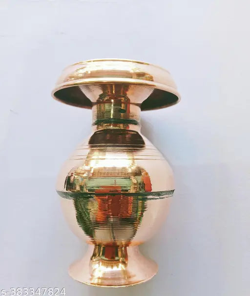 Traditional Copper Kalash for Auspicious Ceremonies
