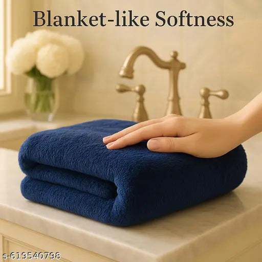 Klenvi microfiber super soft bath towel for men, women and kids | pack of 1 | high - absrorbancy | super durable | best for home use and gym use |