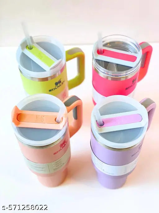 LIPSA Stay hydrated in style with our 40oz Stanley Style Quencher H2.0 Tumblers –  | Capacity: 40 oz (1.18L) – for all-day hydration | Insulation: Double-wall vacuum insulated – keeps drinks cold for 12+ hours |Design: Leakproof FlowState™ lid with 3-posi