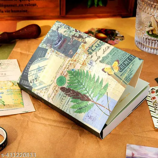 346 Pcs Vintage Aesthetic Wild Scrapbook Kit,Journal Supplies Kit, Stickers Theme, Scrapbook Kit  (DIY)