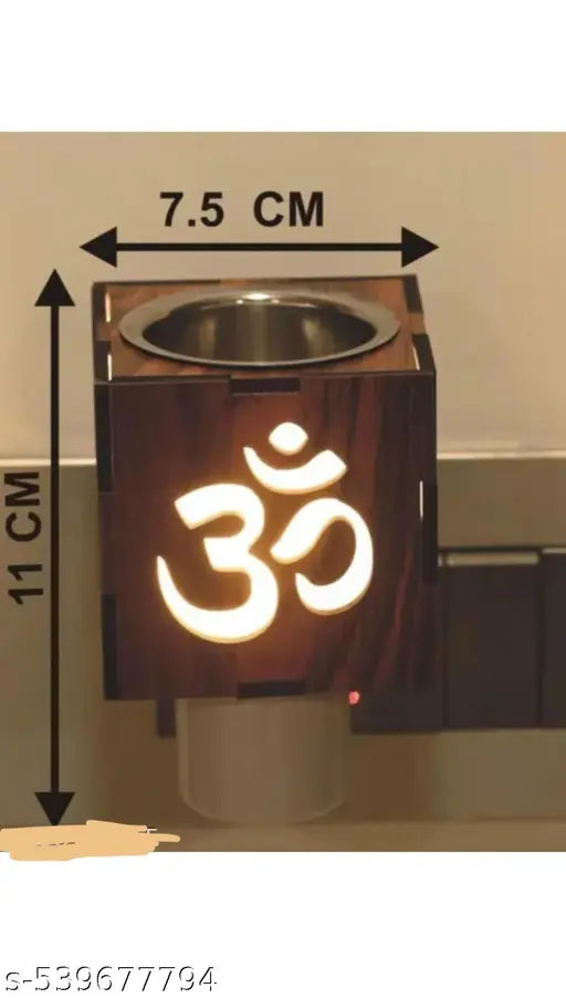 Stylish Kapoor dani , Kapur dani , Night Lamp With Kapoordani , Incence Holder , Dupdani , Bukhurdani ,Electric Ceramic Kapoor Dani Stand Kapur Incense Burner Oil Diffuser Cum Night Lamp With Switch For Mandir Gift Pack