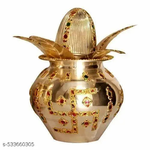 Mahakal Artware (By Pranchi Metals)  Copper mangal kalash for religious purpose, Pure copper mangal lota , Mangalik Karyakram Kalash