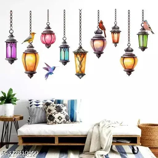 DK DECOR Wall Sticker | Decorative Wall Sticker for Living Room, Bedroom, Office, Hall and Home Decor _AS616 Self Adhesive Sticker  (Pack of 1)