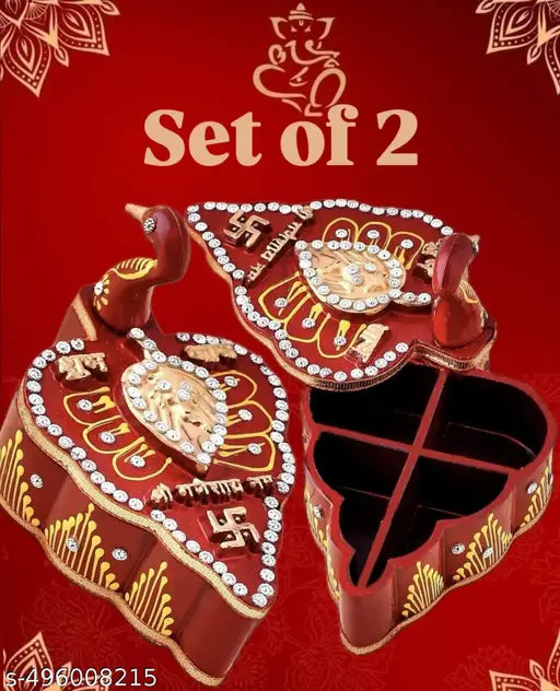 Handmade tilak chopda. Haldi kumkum box. Peacock Shape Roli/Kumkum-Chawal-Akshat-Haldi Wooden Chopda/Box for Gift and Pooja.  tilak chopda for mandir. Kumkum box. Tilak box. Sindoordani.  Sindoor box. Wooden sindoor dani. Sindoor haldi box.  Fancy sindoor