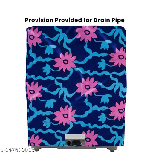 E-Retailer® Exclusive 3-Layered Polyester Combo Set of Appliances Cover (1 Pc. of Fridge Top Cover,  1 Pc. of Microwave Oven Top Cover and 1 Pc. Semi Automatic Washing Machine Cover) (Color-Pink, Design-Floral, Set Contains-3 Pcs.)