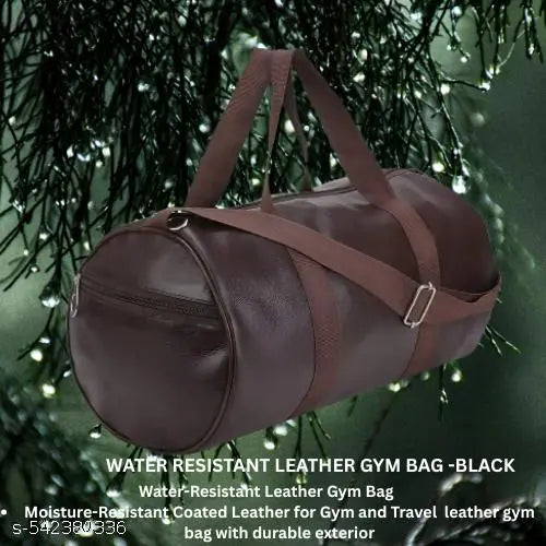 gym duffle bag_brown