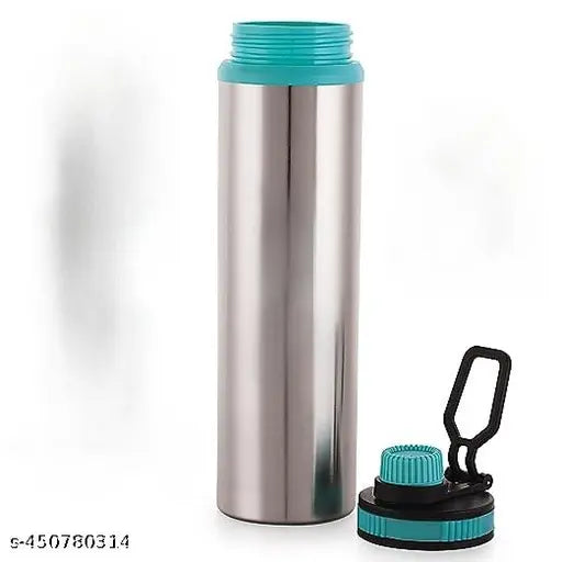 JASMIT Eco Sipper Stainless Steel Single Wall Water Bottle with Flip Cap/Fridge Refrigerator Bottle/ 100% Leak Proof/Office Bottle/School Bottle, 900ml