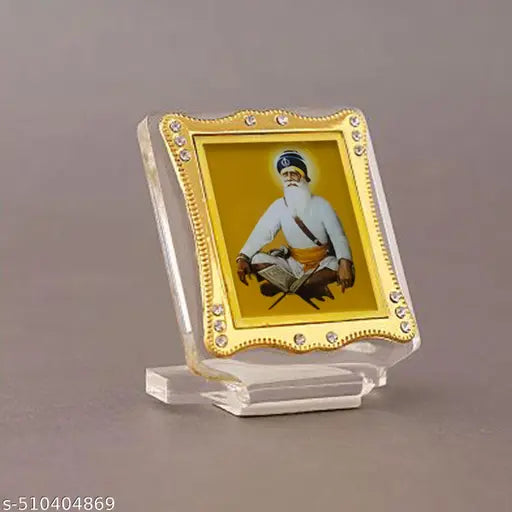 Baba Deep Singh Ji  Religious Idol Statue Figurine For Car Dashboard Home Office etc Size : 6 cm /7 cm