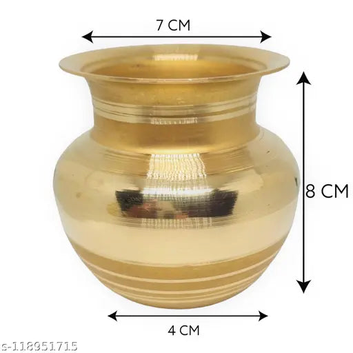 Brass Lota Kalash / Pooja Lota /  Brass Kalash Brass Kalash Brass Kalash Puja Articles