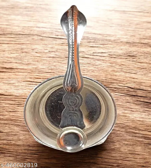 Sigaram Brass 2.7 Inch Panchpatre With Uddarane For Home Pooja Decore K4576