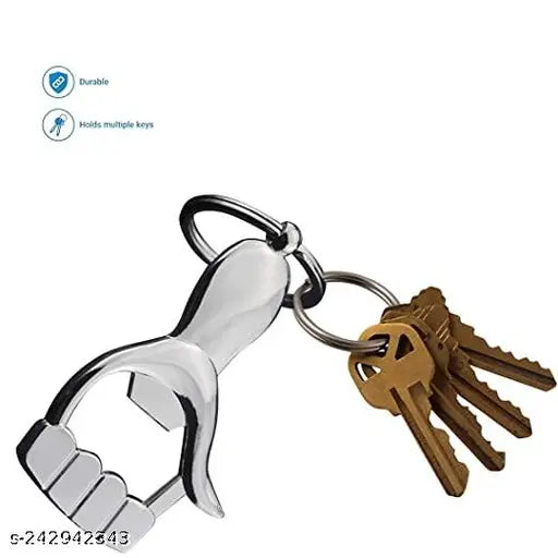 Stealodeal Silver Hand Bottle Opener Key Chain