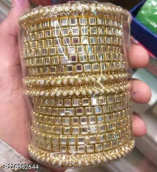 Golden globe Bangle Set | Wedding Bangles | Fancy Bangles | Stylish Bangles |