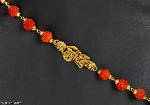 Mahadev Rudraksha Bracelet for Men  Spiritual & Stylish Wrist Accessory