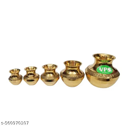 Brass Kuber Pot | kubera panai Brass