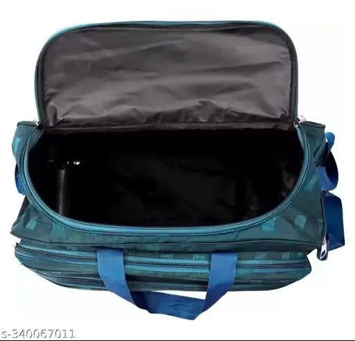 Nylon 55 litres Waterproof Strolley Duffle Bag- 2 Wheels - Luggage Bag