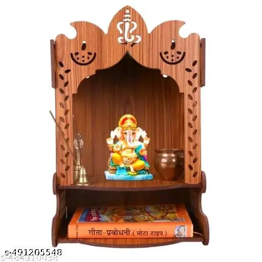 Wooden Home Temple,Pooja Mandir Crafted Elegance For Your Spiritual Space Like Home, Office
