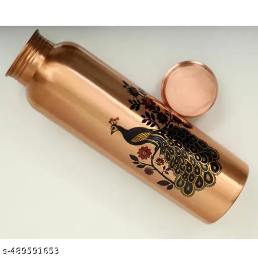 Forgex Peacock Copper Bottle 1000 Ml Premium Quality