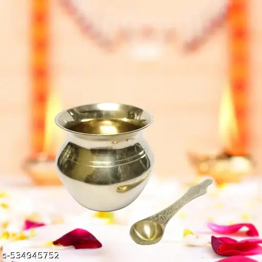SANSKRITI   Puja Brass Kalash/Puja Kalash/Kavdi Lota/Paragi Lota//Lota/Kalash.