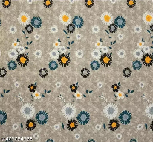 Glace-Cotton Bedsheet For Double Bed With 2 Pillow Covers