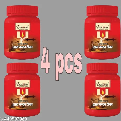 Premium Chandan Tika | Pure Sandalwood Paste with Long Lasting Fragrance | Tilak for Daily Pooja, Hawan