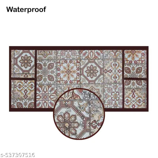 Krishna E premium quality water proof Fabric Fridge Cover With 1 pec of Microwave Oven Cover  - Set of 2 Pec