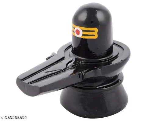Wish Online Tilak Black Shivling Idol with Om Brass Pooja Thali Featuring Gayatri Mantra - Perfect for Diwali Puja Ceremony, Home Temple Decor, and Spiritual Gift for Blessings and Prosperity