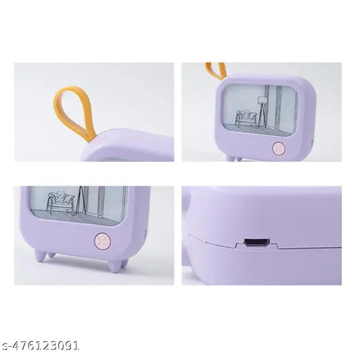 1 oil painting light, bedroom small night light, warm and warm atmosphere light, second level dimming light ( PURPOLE)